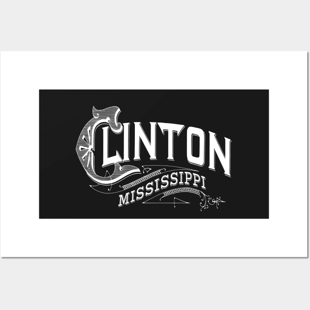 Vintage Clinton, MS Wall Art by DonDota